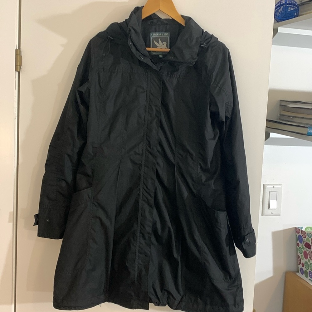 Women's Black Hooded Jacket